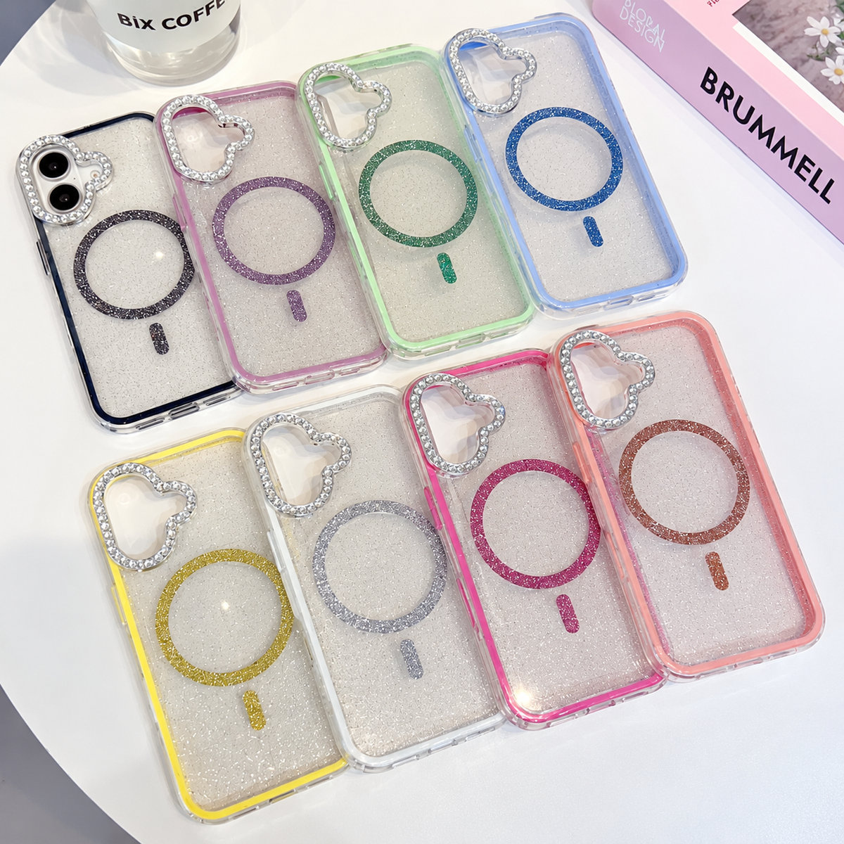 funda magnetic brillo