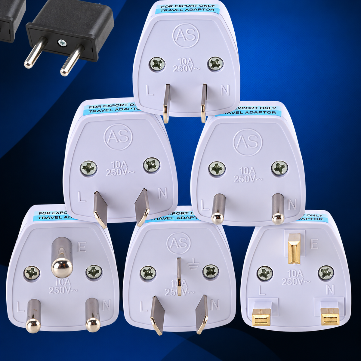 enchufe adaptador caja* 20pcs