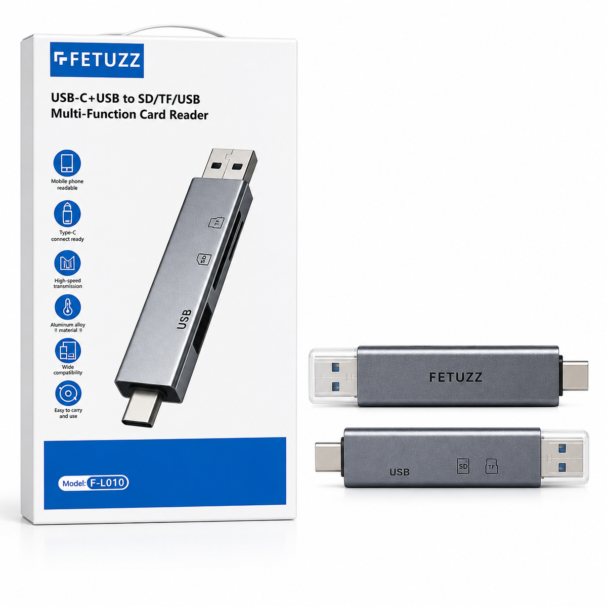 lector usb tipoc multi f-l016